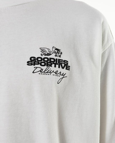Goodies Sportiv DELIVERY WHITE TEE WHITE - KYOTO - Goodies Sportive