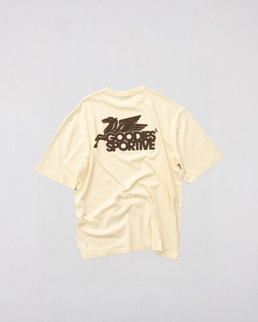 Goodies Sportiv NEW PEGASUS BUTTER TEE Brown - KYOTO - Goodies Sportive