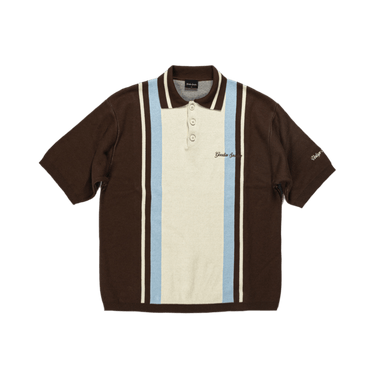 Goodies Sportiv NIAGARA POLO CHOCO/BLUE/ECRU - KYOTO - Goodies Sportive