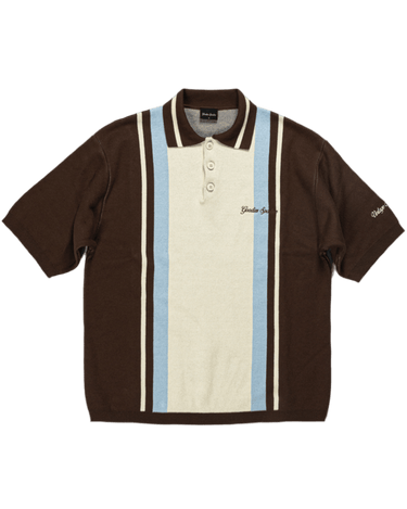 Goodies Sportiv NIAGARA POLO CHOCO/BLUE/ECRU - KYOTO - Goodies Sportive