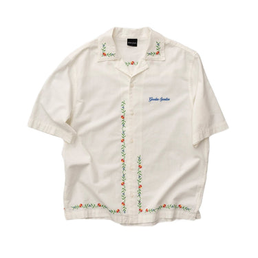 Goodies Sportive CHARDONNAY FLOWER SHIRT WHITE - KYOTO - Goodies Sportive