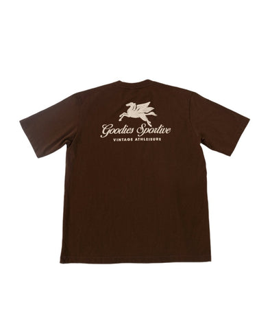 Goodies Sportive CHOCOLATE PEGASUS tee - KYOTO - Goodies Sportive