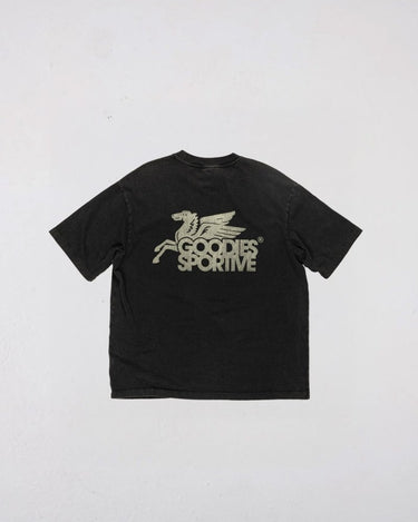 Goodies Sportive DUSTY PREMIUM PEGASUS TEE BLACK - KYOTO - Goodies Sportive