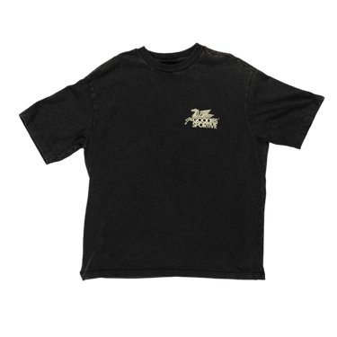 Goodies Sportive DUSTY PREMIUM PEGASUS TEE BLACK - KYOTO - Goodies Sportive