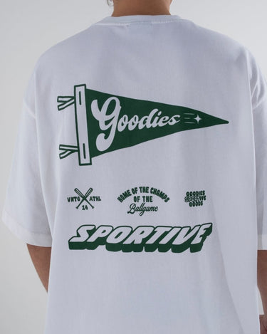 Goodies Sportive FLAG WHITE TEE - KYOTO - Goodies Sportive