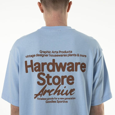 Goodies Sportive HARDWARE STORE TEE BLUE/BROWN - KYOTO - Goodies Sportive