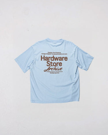 Goodies Sportive HARDWARE STORE TEE BLUE/BROWN - KYOTO - Goodies Sportive