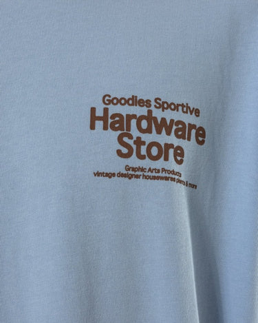 Goodies Sportive HARDWARE STORE TEE BLUE/BROWN - KYOTO - Goodies Sportive