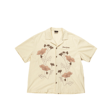 Goodies Sportive KEEP THE FLOWERS SHIRT ECRU - KYOTO - Goodies Sportive