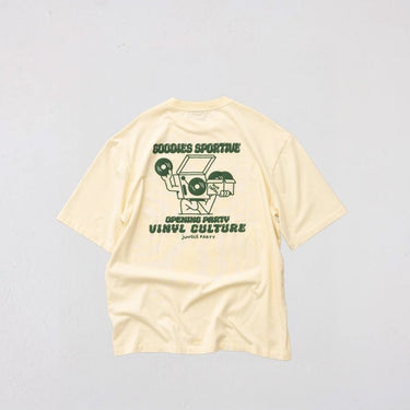 Goodies Sportive VINYL CULTURE TEE butter - KYOTO - Goodies Sportive