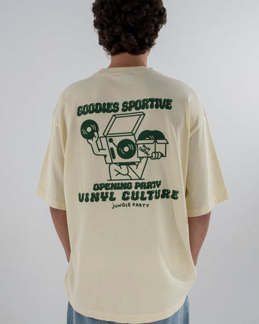 Goodies Sportive VINYL CULTURE TEE butter - KYOTO - Goodies Sportive