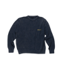 Goodies Sportive WASHED INSIGNIA PREMIUM KNIT BLUE/MUSTARD - KYOTO - Goodies Sportive