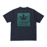 Gramicci HEMP TEE NAVY PIGMENT - KYOTO - Gramicci