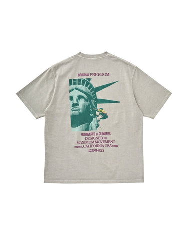 Gramicci LIBERTY TEE PIGMENT SLATE - KYOTO - Gramicci