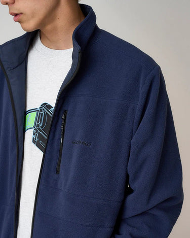 Gramicci THERMAL fleece REVERSIBLE JACKET Navy - KYOTO - Gramicci
