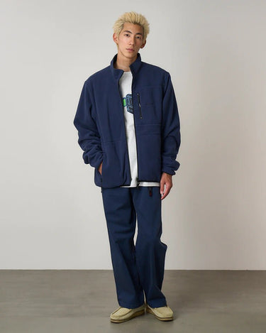 Gramicci THERMAL fleece REVERSIBLE JACKET Navy - KYOTO - Gramicci