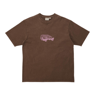 Gramicci TRUCK T-shirts BROWN PIGMENT - KYOTO - Gramicci