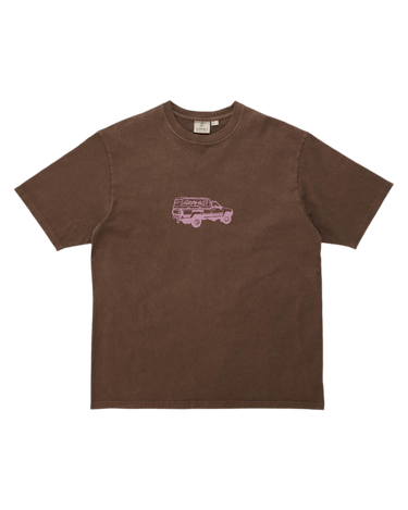 Gramicci TRUCK T-shirts BROWN PIGMENT - KYOTO - Gramicci