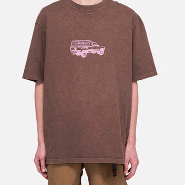 Gramicci TRUCK T-shirts BROWN PIGMENT - KYOTO - Gramicci