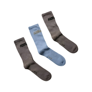 H2OFagerholt Suck Socks 3 - pack Brown/Light Blue - KYOTO - H2OFagerholt