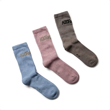 H2OFagerholt Suck Socks 3 - pack Brown/Light Pink/Light Blue - KYOTO - H2OFagerholt