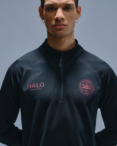 HALO DBU SORONA HALF ZIP Sweatshirt BLACK - KYOTO - HALO