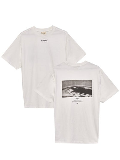HALO PATCH GRAPHIC T-SHIRT Marshmallow - KYOTO - HALO