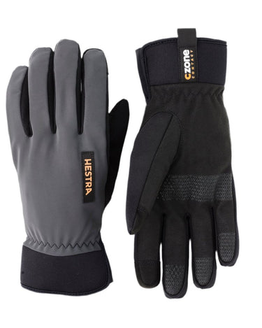 Hestra glove CZone Contact Glove - 5 finger Dark grey - KYOTO - Hestra