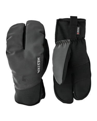 Hestra glove CZone Mistral Split Mitt Dark grey - KYOTO - Hestra