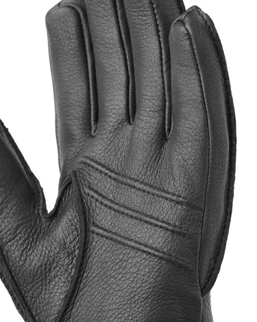 Hestra glove Deerskin Primaloft Rib Black - KYOTO - Hestra