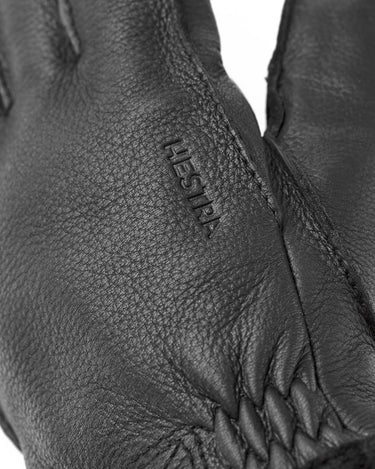 Hestra glove Deerskin Primaloft Rib Black - KYOTO - Hestra