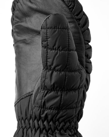 Hestra glove Moon Light - mitt Black - KYOTO - Hestra