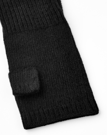 Hestra gloves Ladies' cashmere tube Black - KYOTO - Hestra
