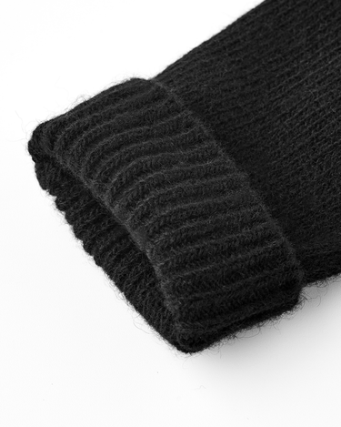 Hestra gloves Ladies' cashmere tube Black - KYOTO - Hestra