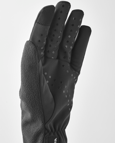 Hestra gloves Runners - 5 finger Black/Black - KYOTO - Hestra