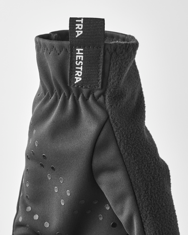Hestra gloves Runners - 5 finger Black/Black - KYOTO - Hestra