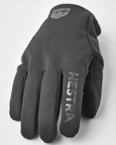 Hestra gloves Runners - 5 finger Black/Black - KYOTO - Hestra