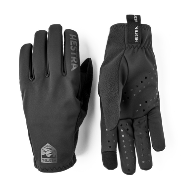 Hestra gloves Runners - 5 finger Black/Black - KYOTO - Hestra