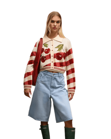 House of Sunny THE CHERRY TRIPPER Cardigan MULTI - KYOTO - House of Sunny