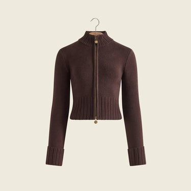 House of Sunny VOL2601 ROLLED CUFFPEGGY ROSEWOOD BROWN - KYOTO - House of Sunny