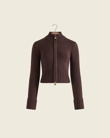 House of Sunny VOL2601 ROLLED CUFFPEGGY ROSEWOOD BROWN - KYOTO - House of Sunny