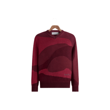 House of Sunny VOL2607 THE RED LANDSCAPE ruby red - KYOTO - House of Sunny