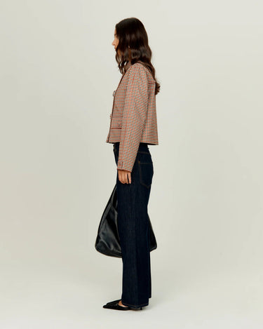 House of Sunny VOL2626 THE MARIEJACKET wine multi - KYOTO - House of Sunny