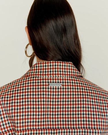 House of Sunny VOL2626 THE MARIEJACKET wine multi - KYOTO - House of Sunny