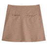 House of Sunny VOL2629 THE MARIE SKIRT wine multi - KYOTO - House of Sunny