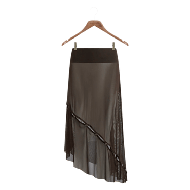 House of Sunny VOL2659 THE ROSEWOOD MESH SKIRT ROSEWOOD BROWN - KYOTO - House of Sunny