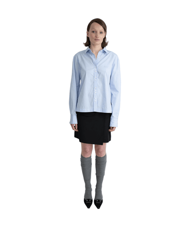 KERNEMILK ALEXANDRA SHIRT light blue stripe - KYOTO - KERNEMILK