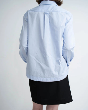 KERNEMILK ALEXANDRA SHIRT light blue stripe - KYOTO - KERNEMILK