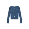 KERNEMILK Caroline cardigan blue - KYOTO - KERNEMILK