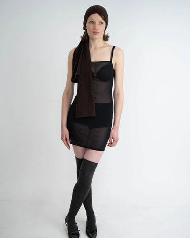 KERNEMILK LOLA SCARF dark brown - KYOTO - KERNEMILK